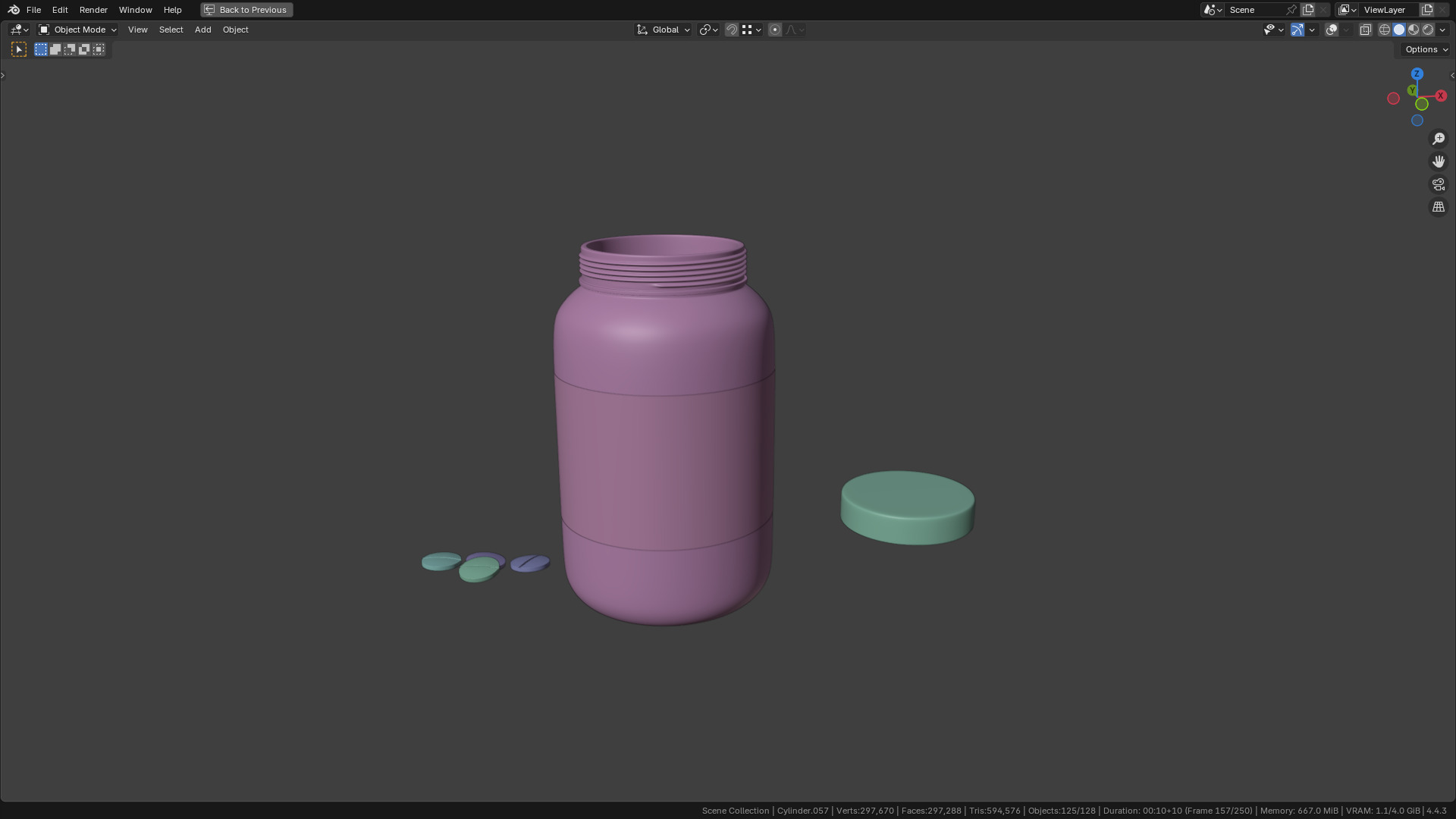 Capsule bottle 02 3D model_5