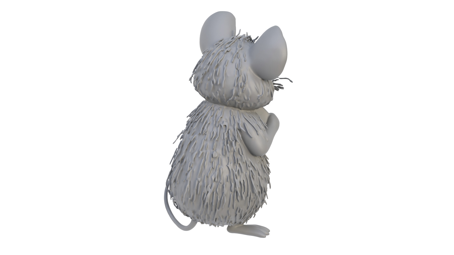 Mouse with cheese 3D model_5