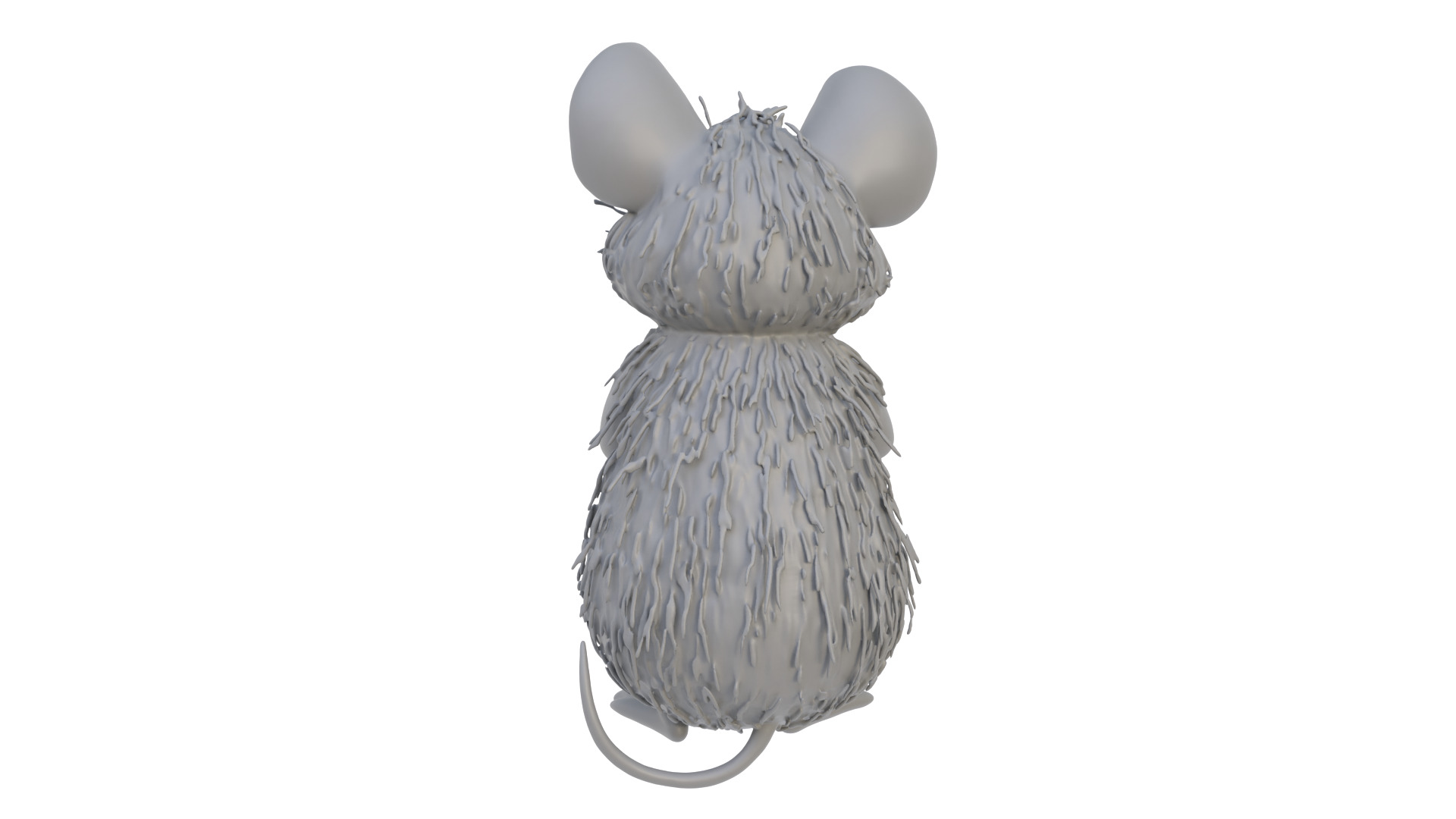 Mouse with cheese 3D model_4
