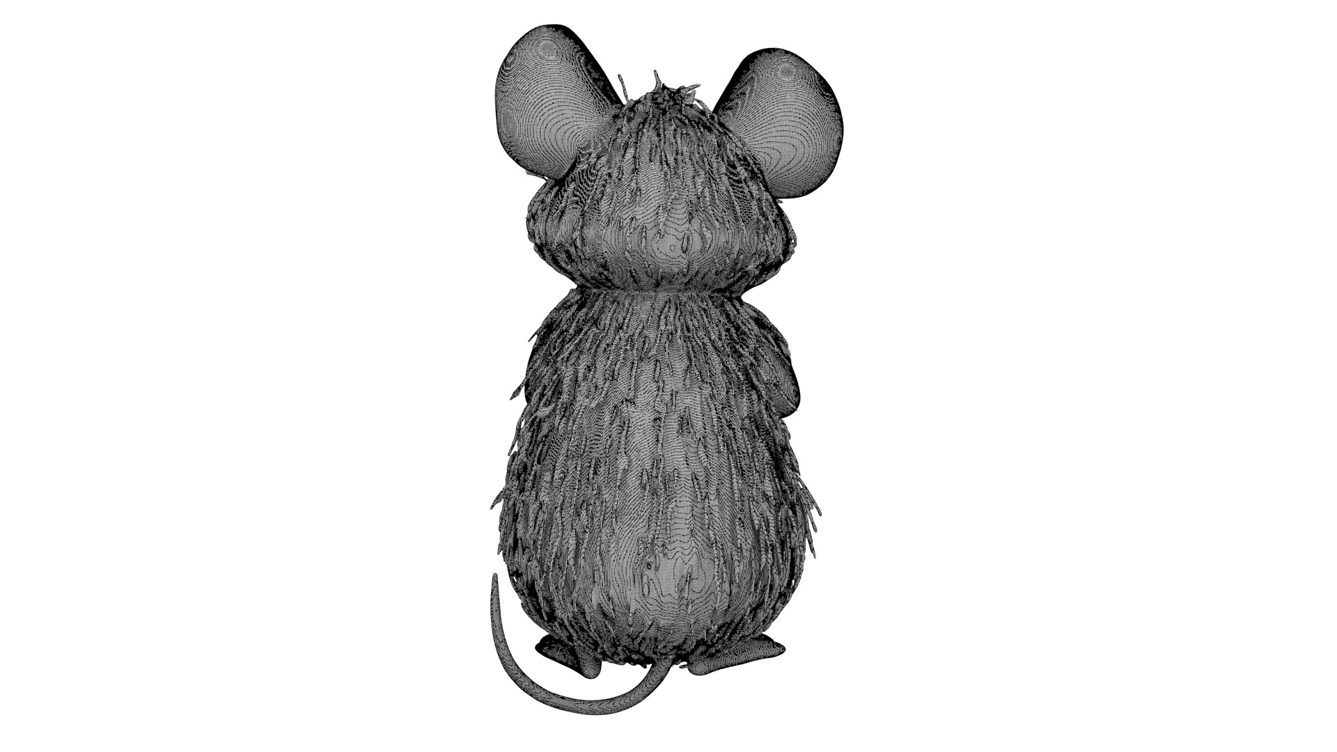 Mouse with cheese 3D model_10