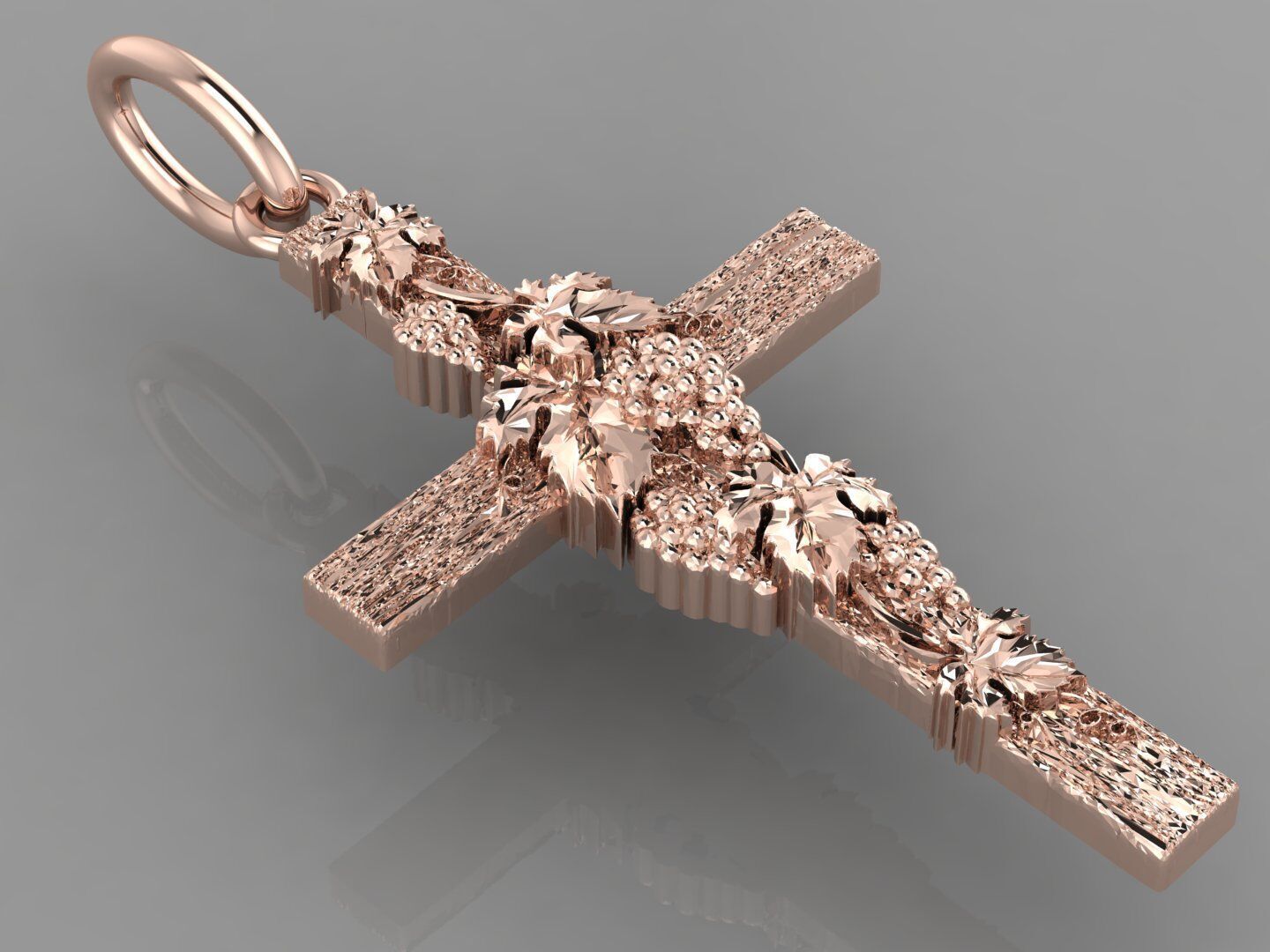 cross vine kl0025 3D print model_2