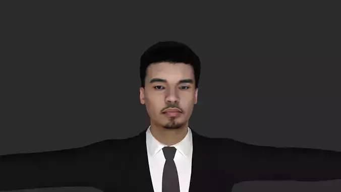 Victor Wembanyama Hyper Realistic Full Body  Rigged 3D Character 3D model