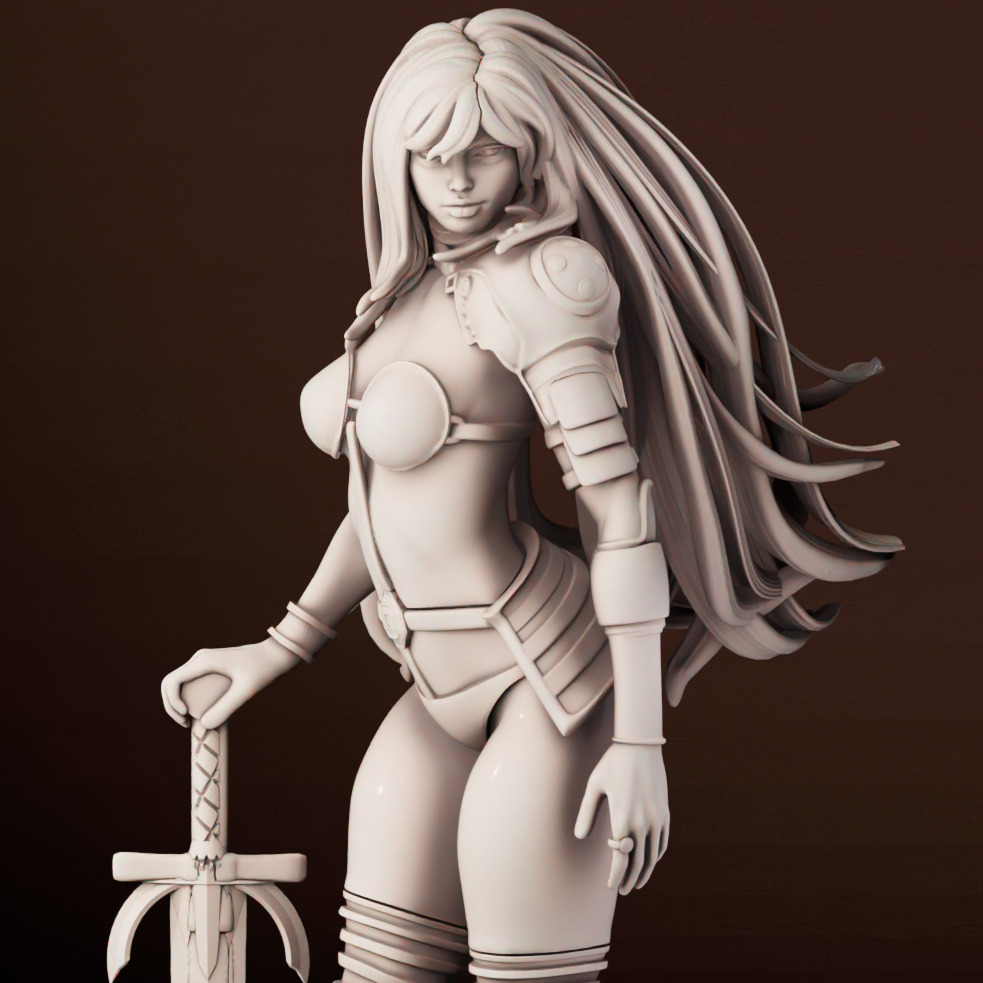 Taarna - Heavy Metal - 1TO10 STL FILE 3D PRINT MODEL 3D print model_5