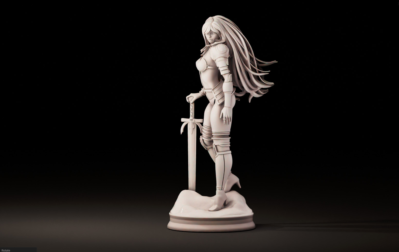 Taarna - Heavy Metal - 1TO10 STL FILE 3D PRINT MODEL 3D print model_4