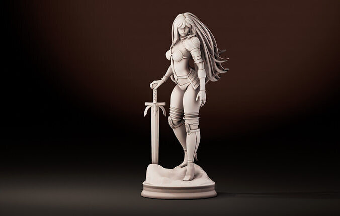 Taarna - Heavy Metal - 1TO10 STL FILE 3D PRINT MODEL 3D print model