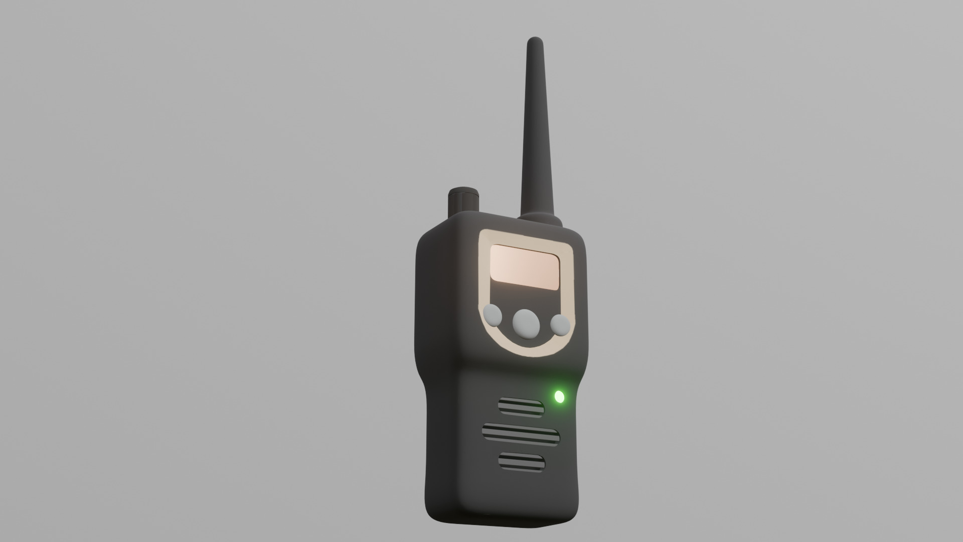 Walkie Talkie Low-poly 3D model_7