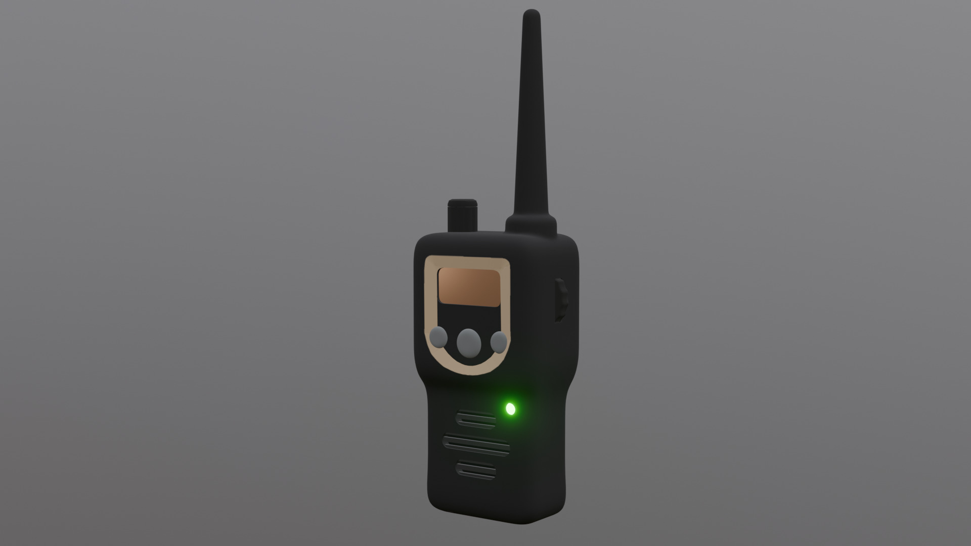 Walkie Talkie Low-poly 3D model_5