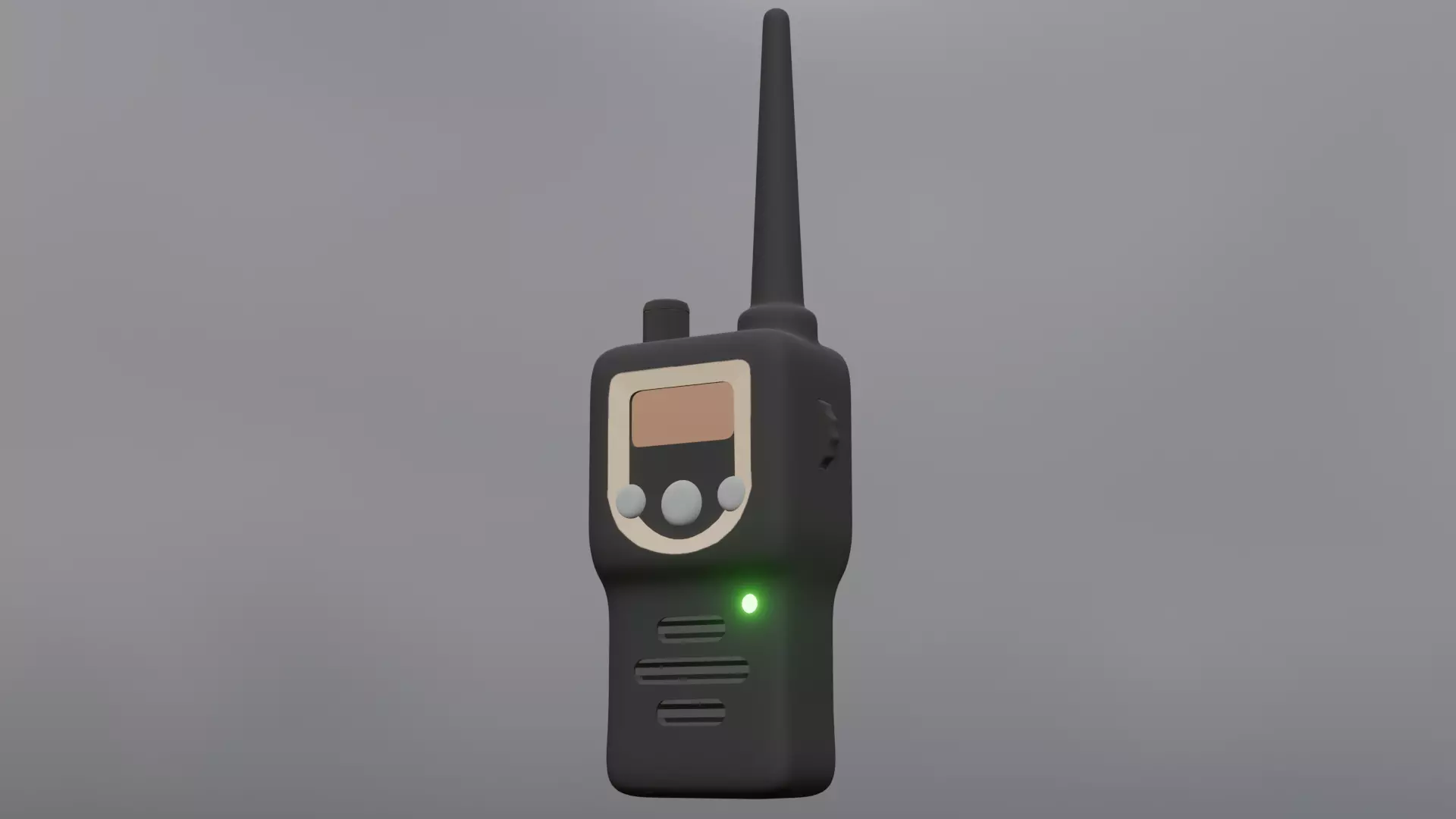 Walkie Talkie Low-poly 3D model_0