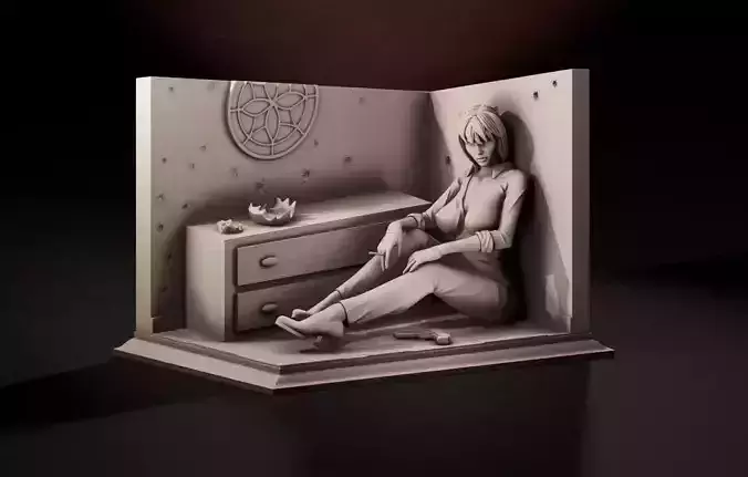 Atomic Blonde - 1TO10 STL FILE 3D PRINT MODEL 3D print model