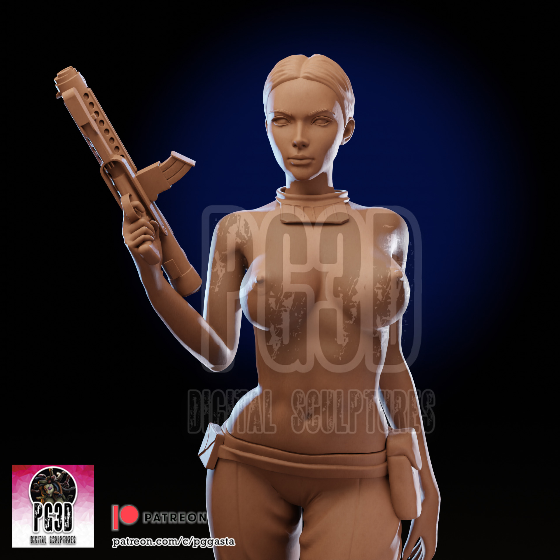 Padme Star Wars - 1TO10 STL FILE 3D PRINT MODEL 3D print model_11