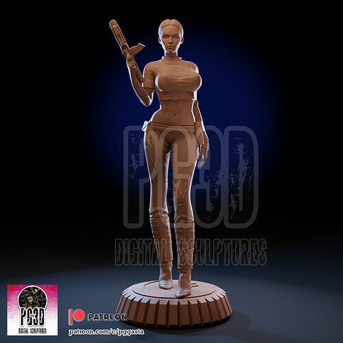Padme Star Wars - 1TO10 STL FILE 3D PRINT MODEL 3D print model