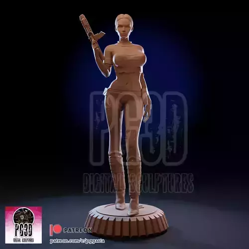 Padme Star Wars - 1TO10 STL FILE 3D PRINT MODEL