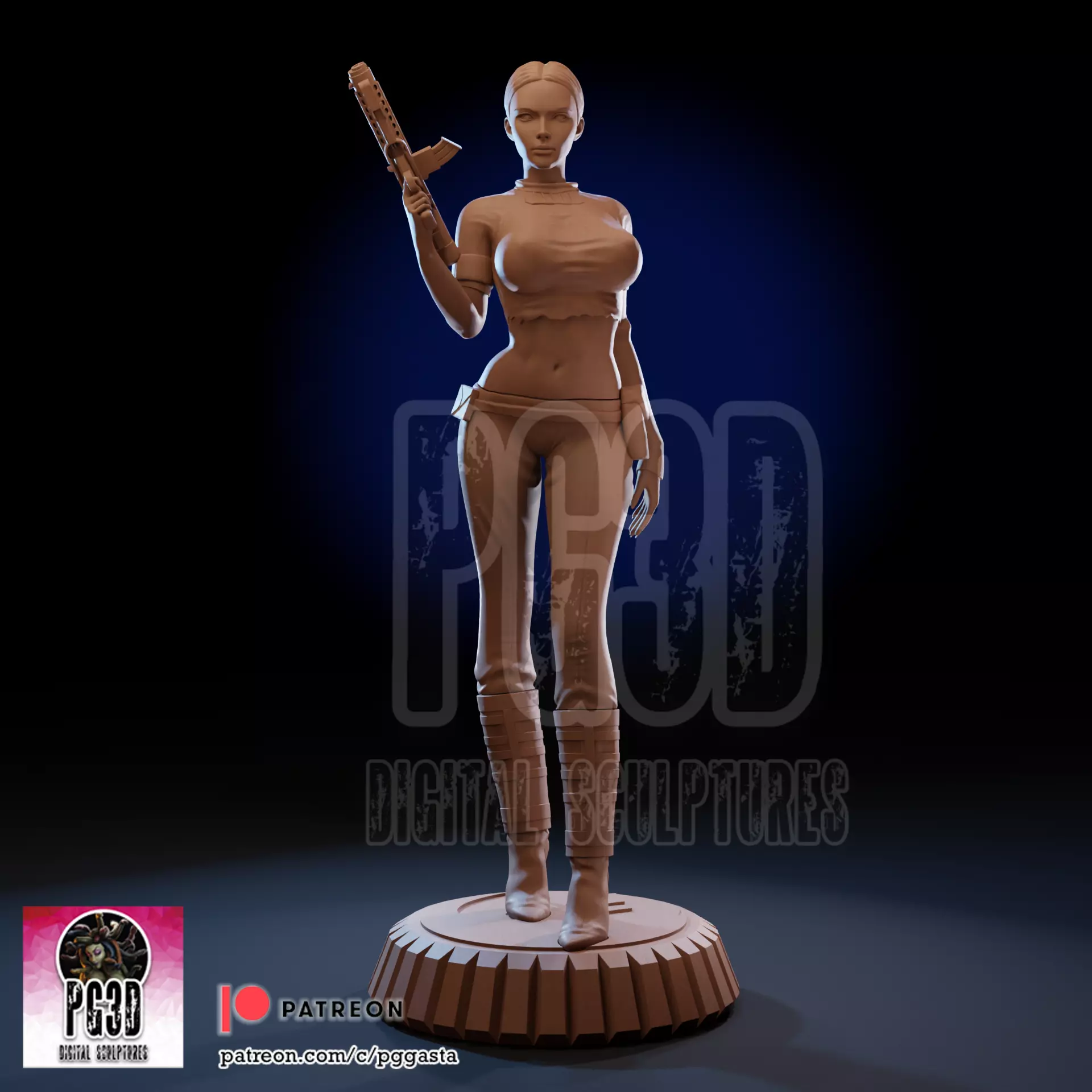 Padme Star Wars - 1TO10 STL FILE 3D PRINT MODEL 3D print model_0