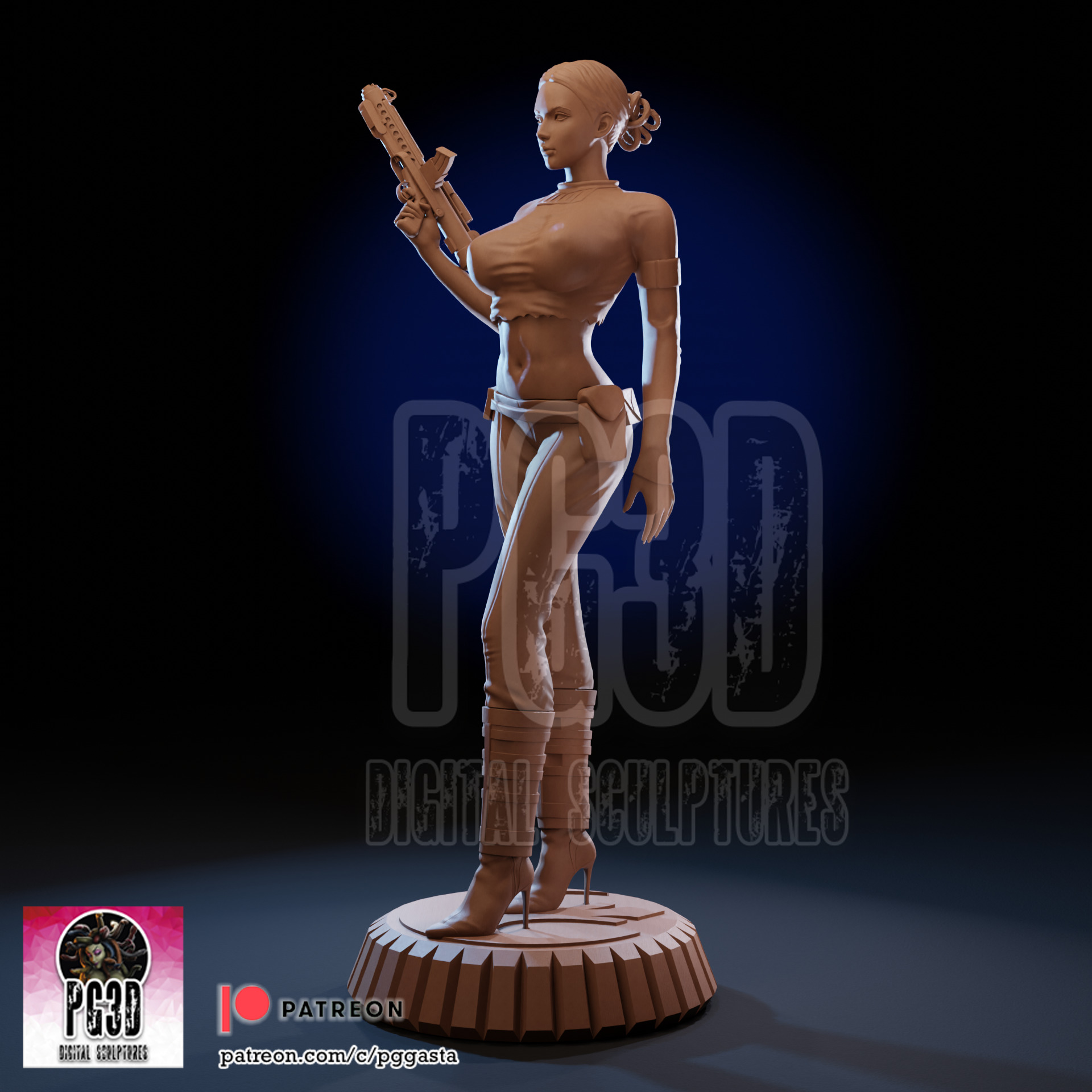 Padme Star Wars - 1TO10 STL FILE 3D PRINT MODEL 3D print model_3