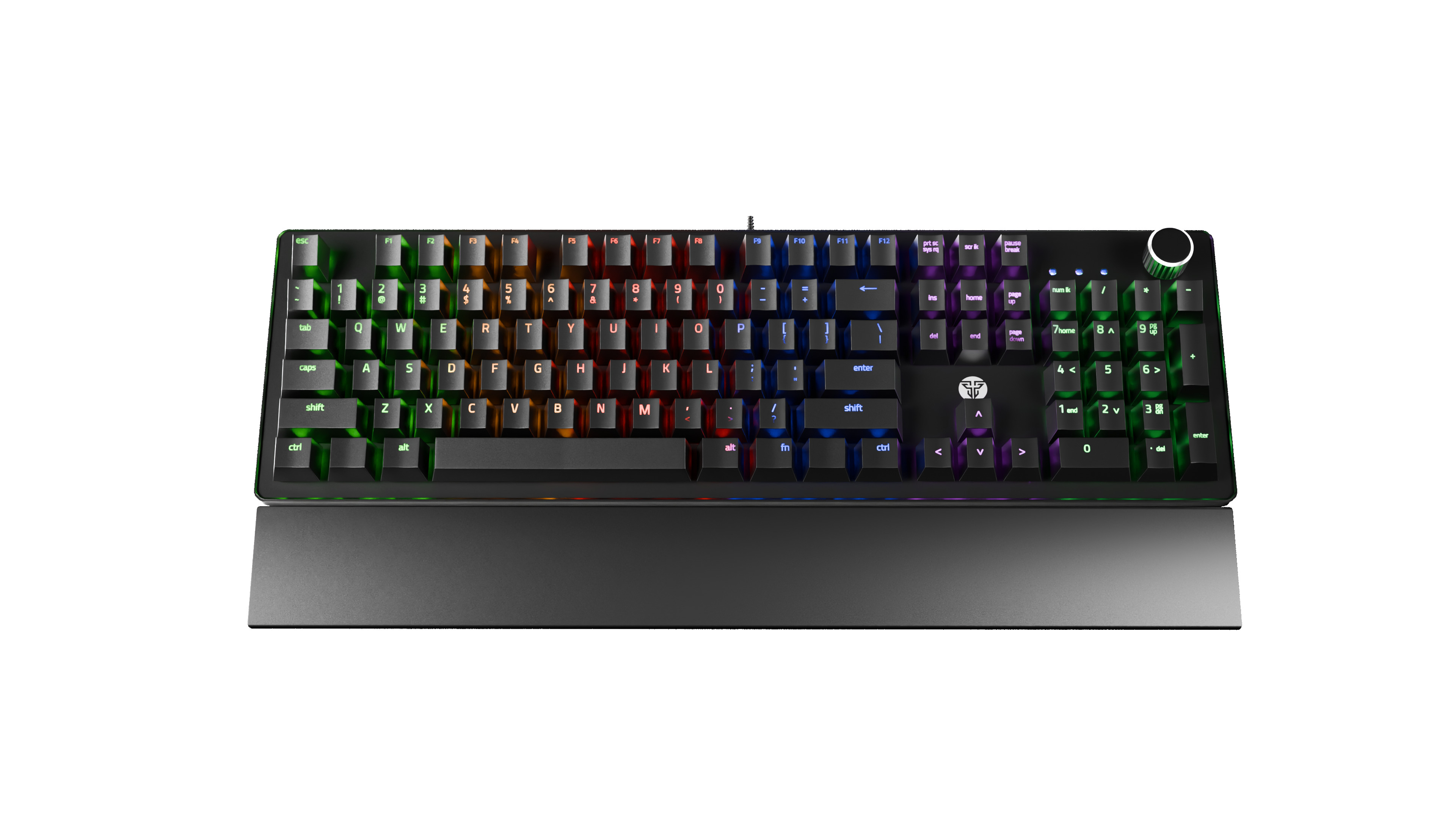 Fantech Maxpower MK853 Keyboard 3D model Low-poly 3D model_11