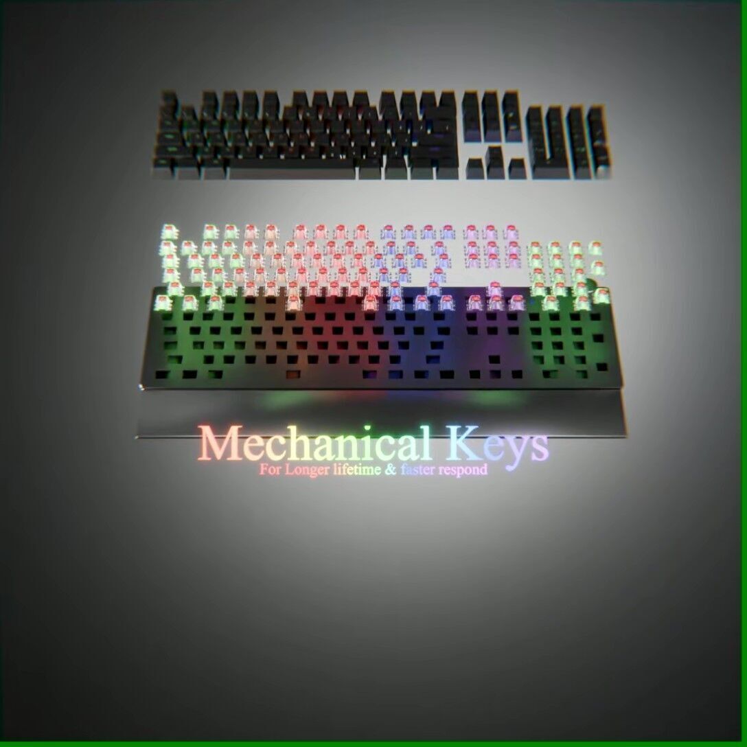 Fantech Maxpower MK853 Keyboard 3D model Low-poly 3D model_5