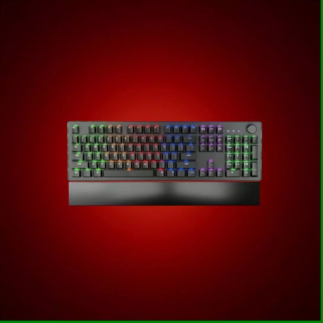 Fantech Maxpower MK853 Keyboard 3D model Low-poly 3D model_0