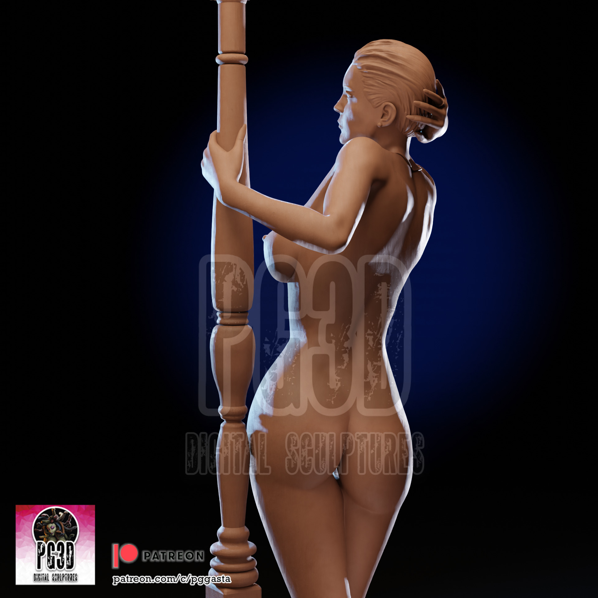 Jamie Lee Curtis - True Lies - 1TO10 STL FILE 3D PRINT MODEL 3D print model_18