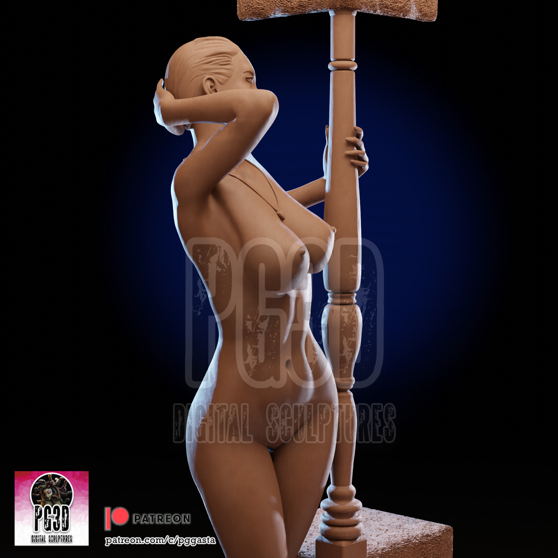 Jamie Lee Curtis - True Lies - 1TO10 STL FILE 3D PRINT MODEL 3D print model_19