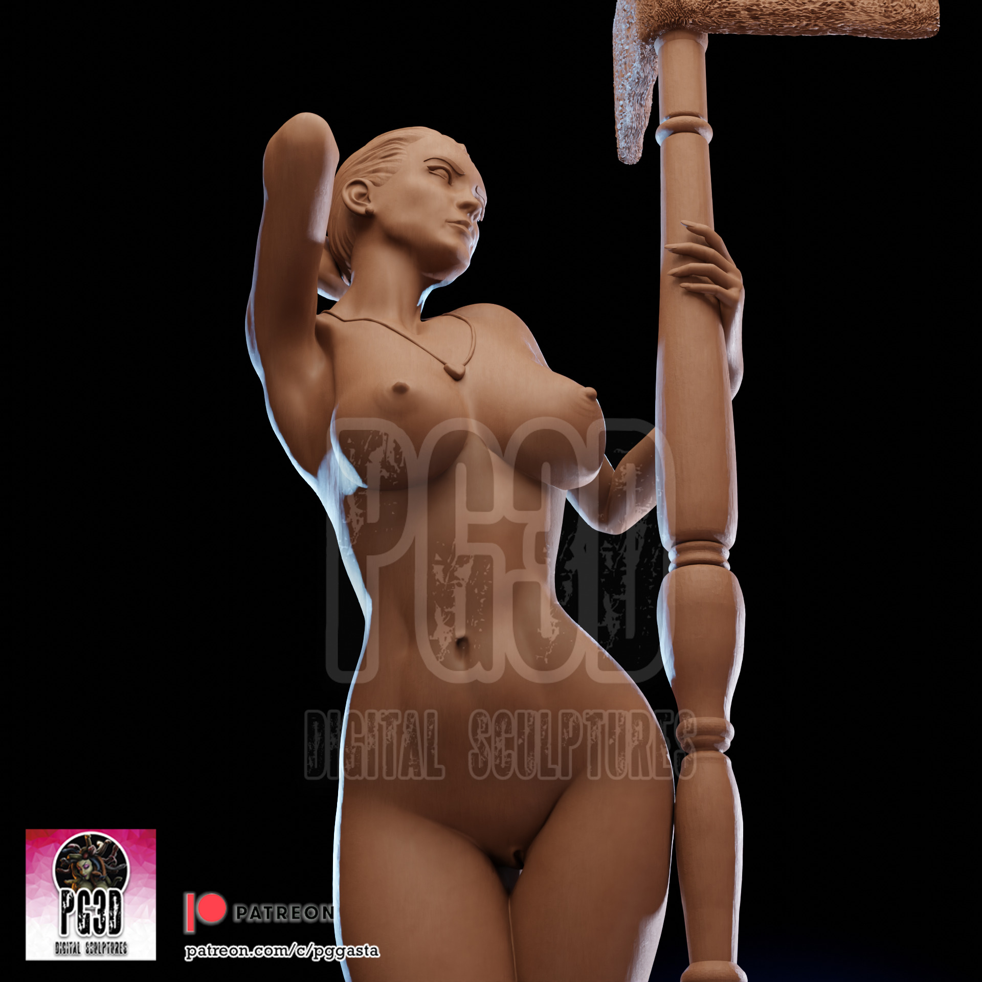 Jamie Lee Curtis - True Lies - 1TO10 STL FILE 3D PRINT MODEL 3D print model_20