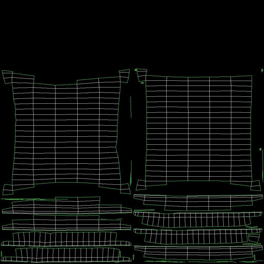 SOFA SET WITH CARPET 06 3D model_19