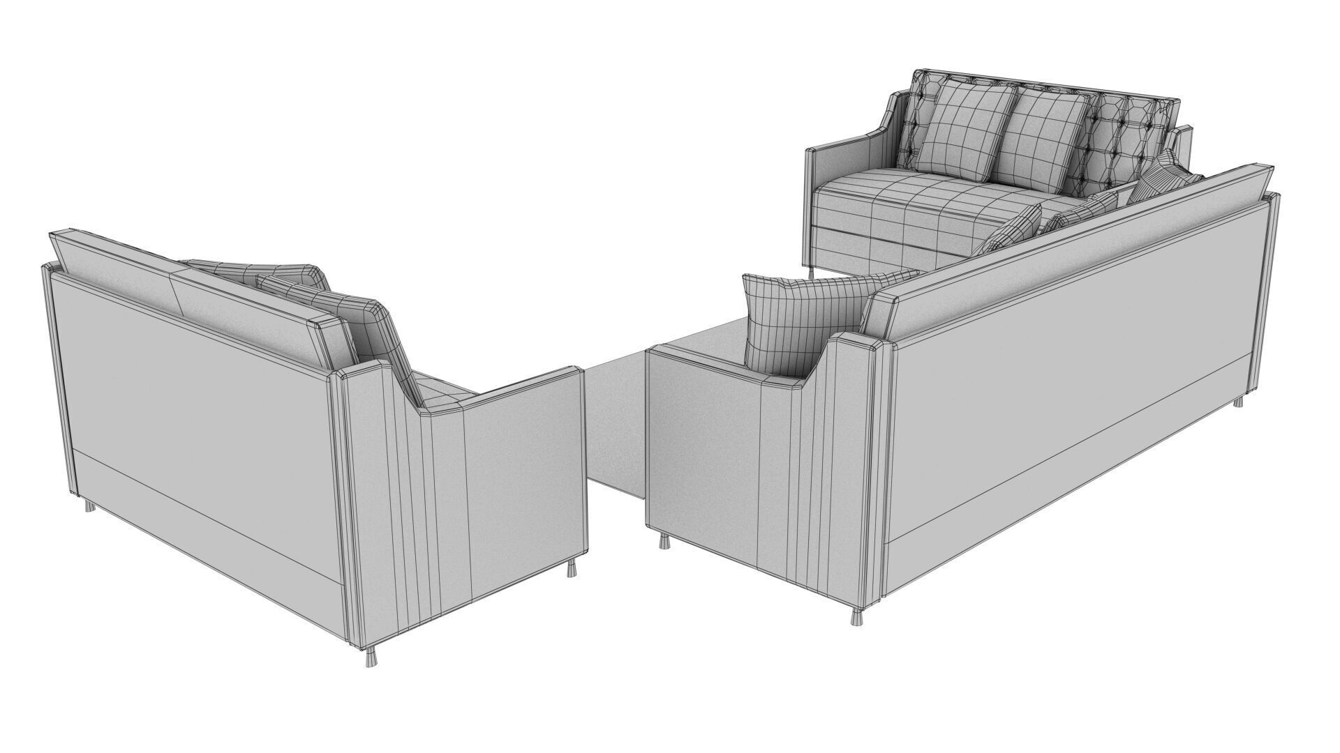 SOFA SET WITH CARPET 06 3D model_14