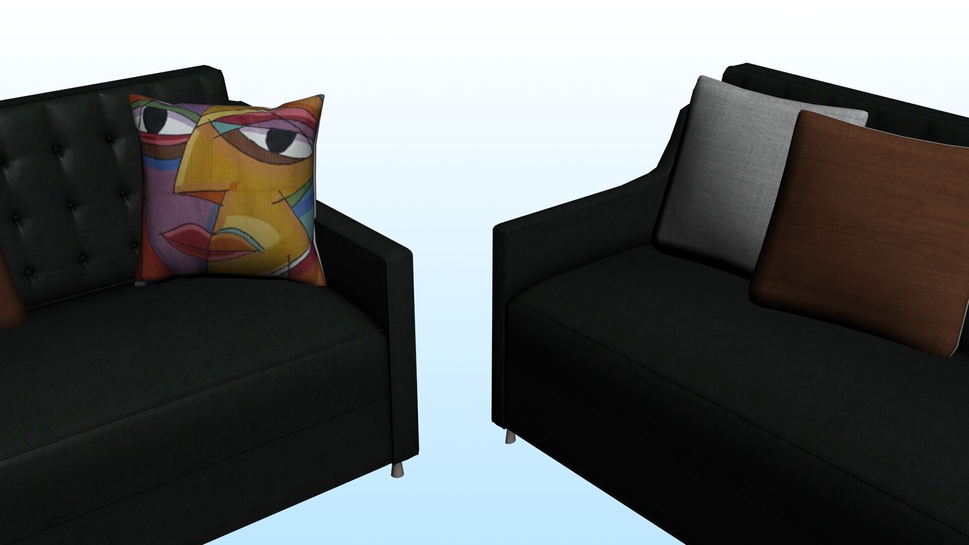 SOFA SET WITH CARPET 06 3D model_10