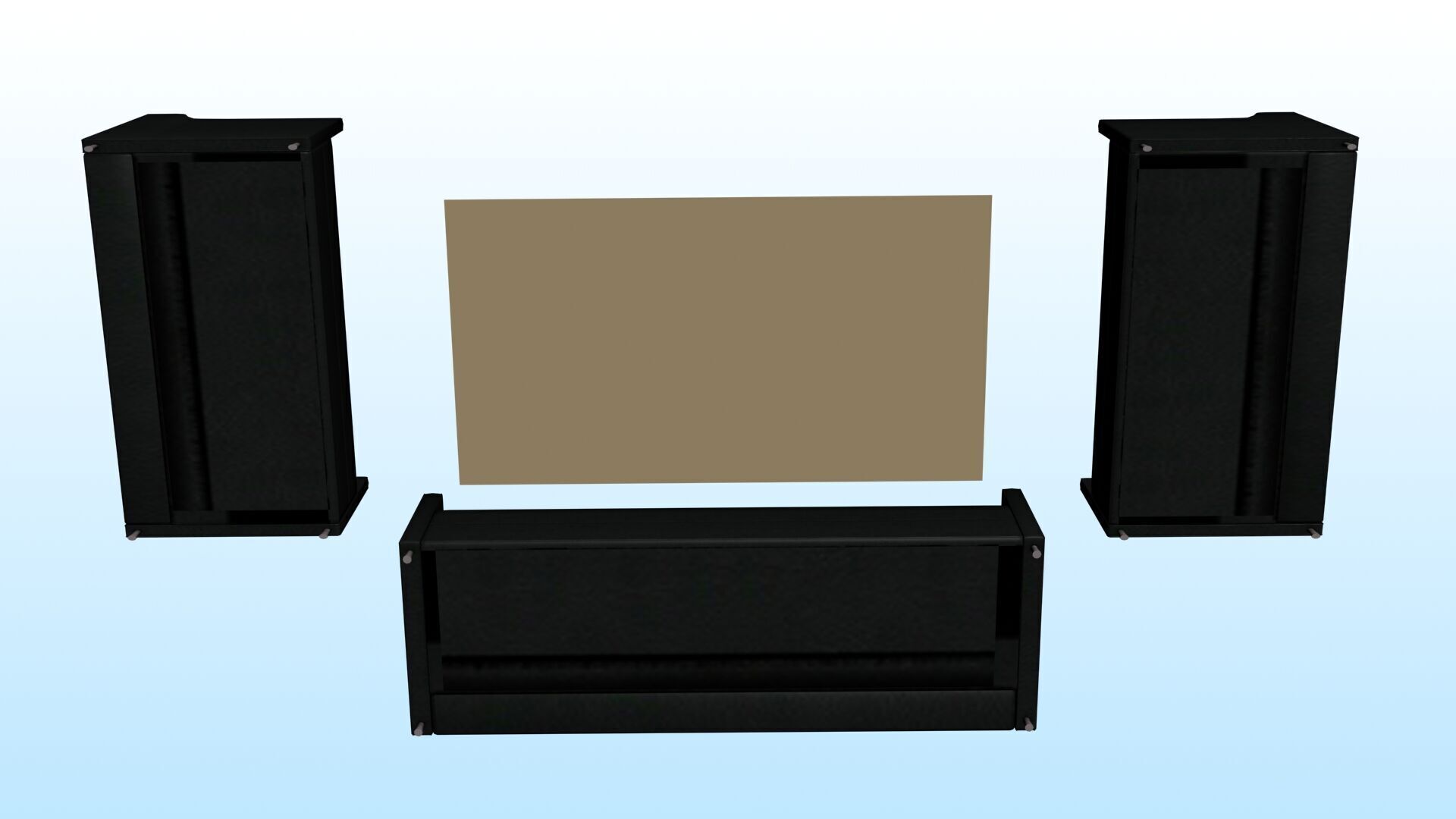 SOFA SET WITH CARPET 06 3D model_5