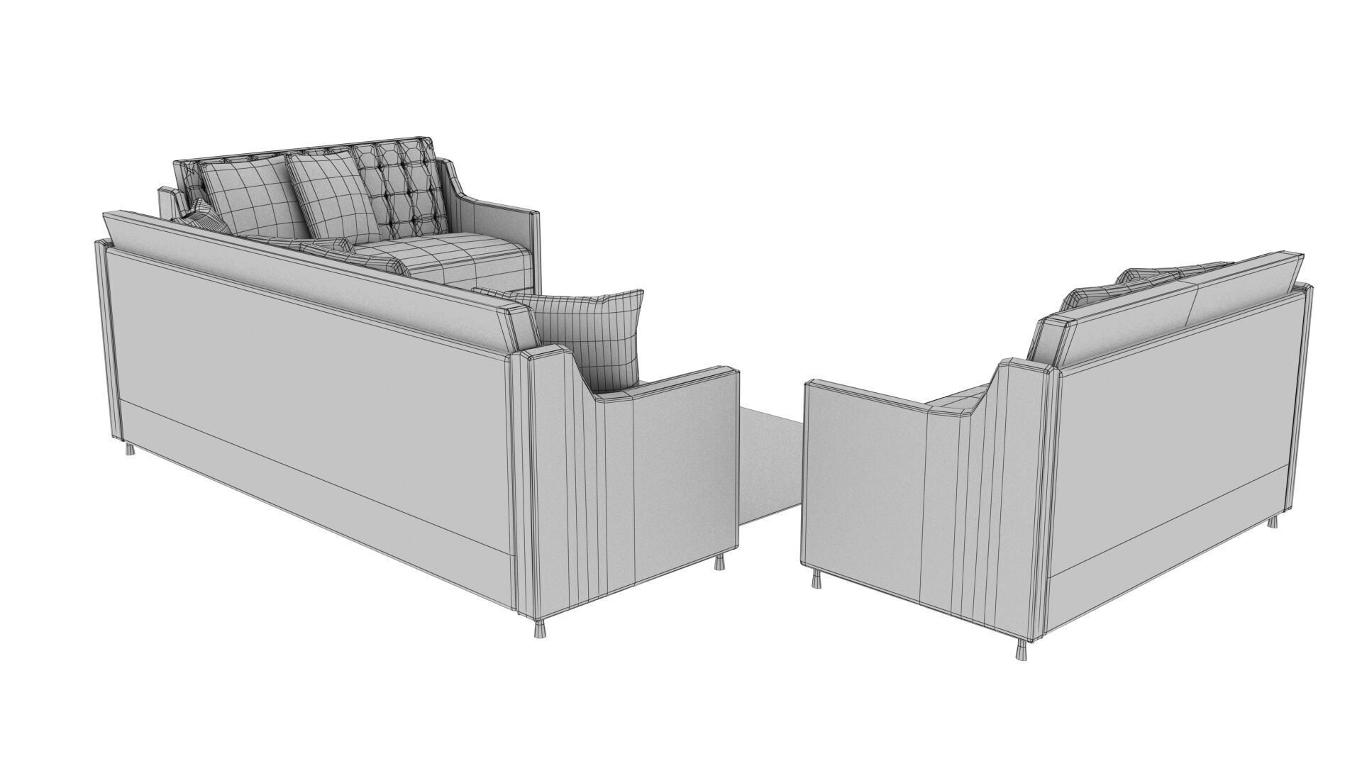 SOFA SET WITH CARPET 06 3D model_15