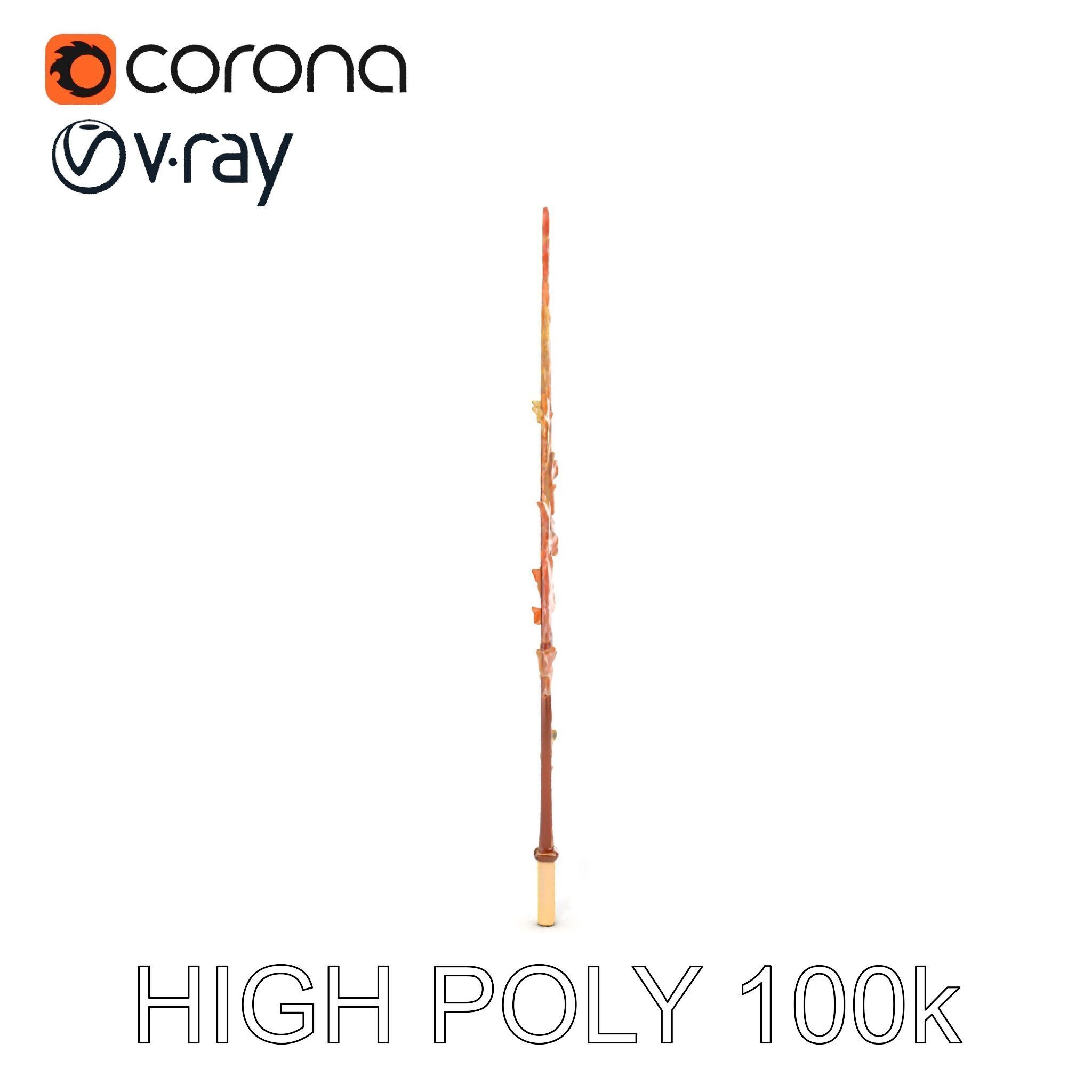 Metallic Leaf Sculpture Model Pack Low-poly 3D model_19