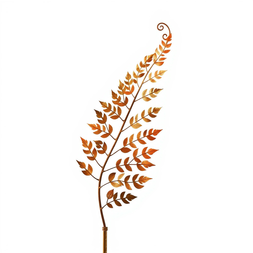 Metallic Leaf Sculpture Model Pack Low-poly 3D model_3