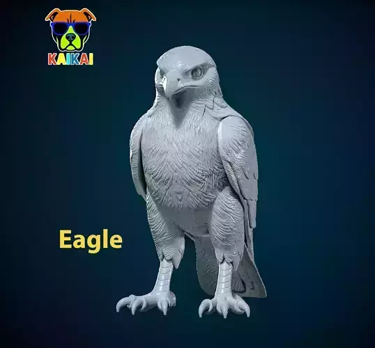 Eagle statue - Bird decor - 3D print