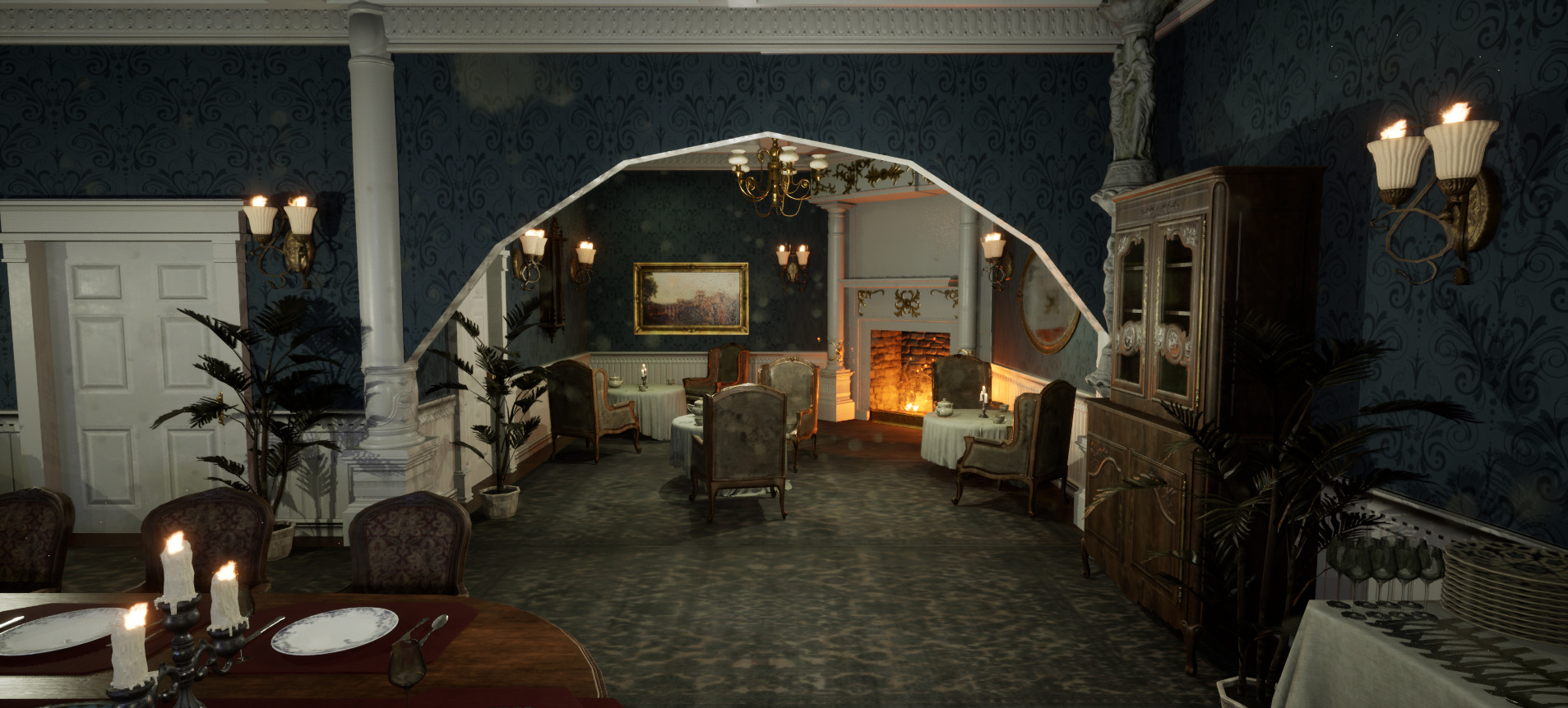 The Hearthwood Dining Hall 3D model_10