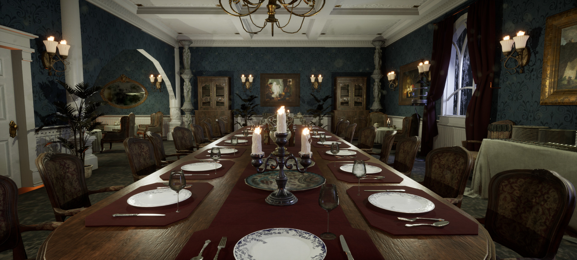 The Hearthwood Dining Hall 3D model_9