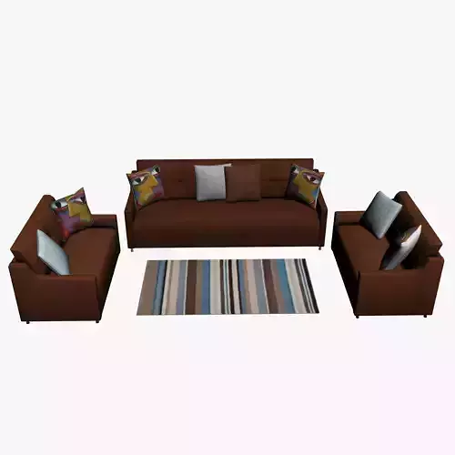 SOFA SET WITH CARPET 07