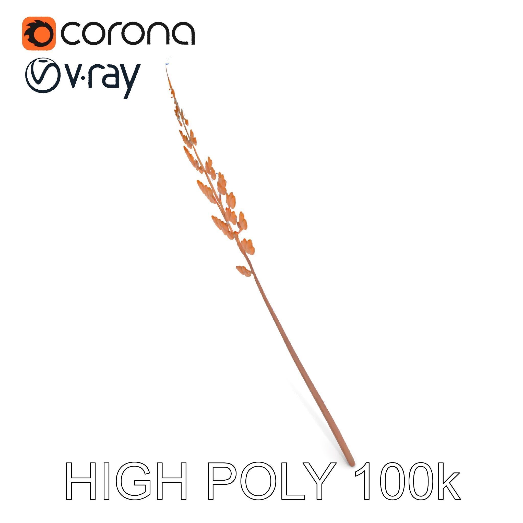 Fern Leaf D Model Pack Low-poly 3D model_24