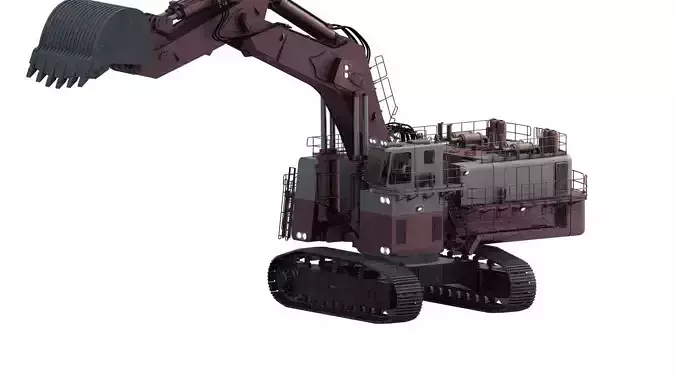 Poclain mining excavator
