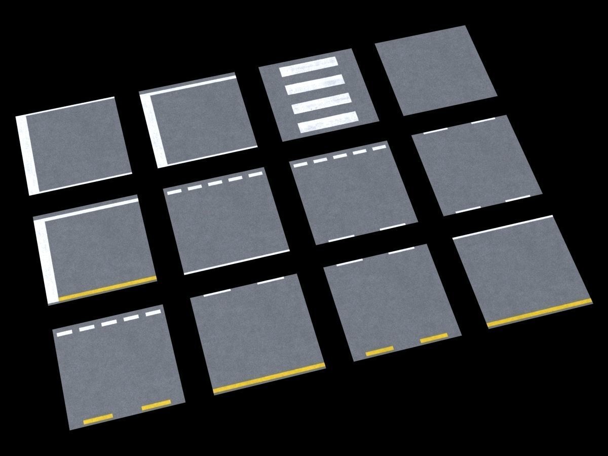 City Streets Construction Kit 3D model_1