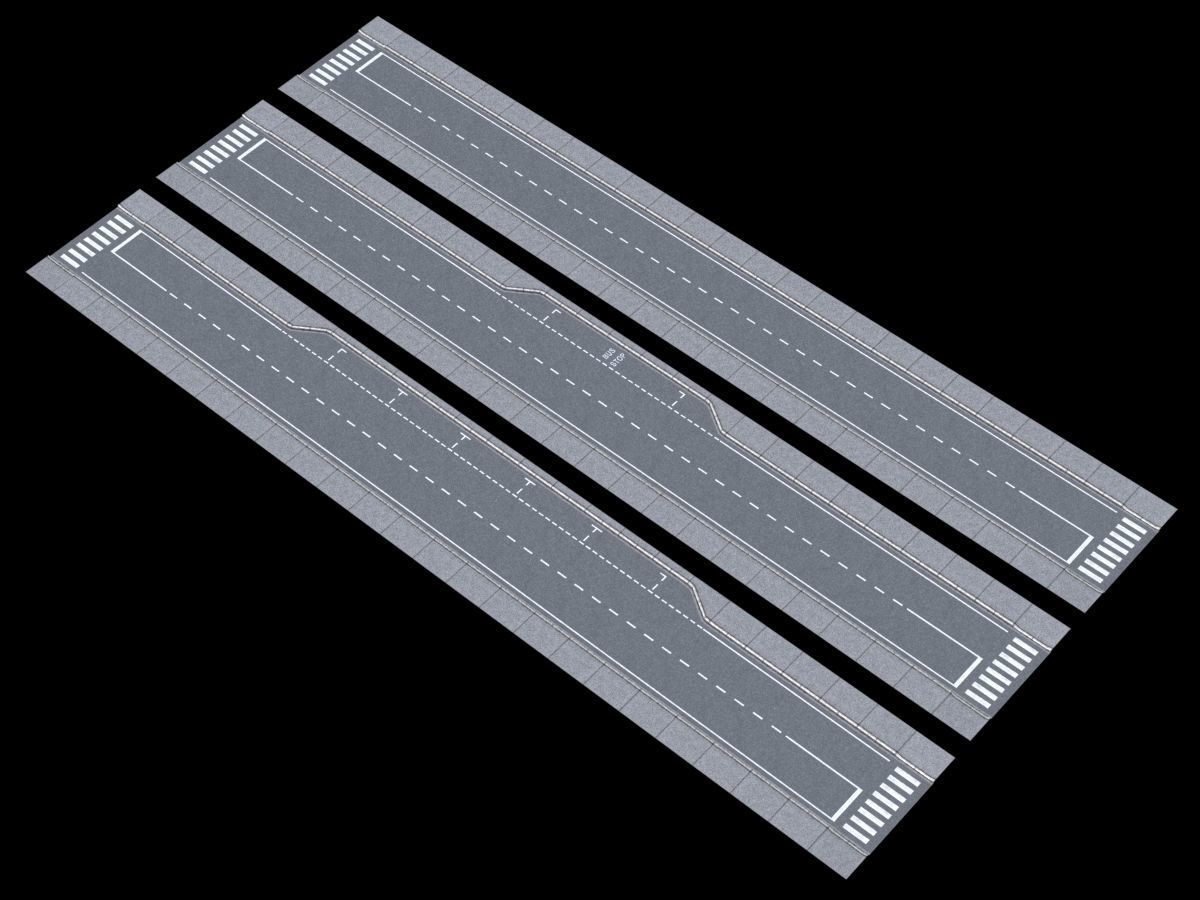 City Streets Construction Kit 3D model_10