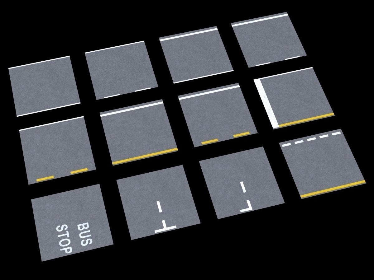 City Streets Construction Kit 3D model_2