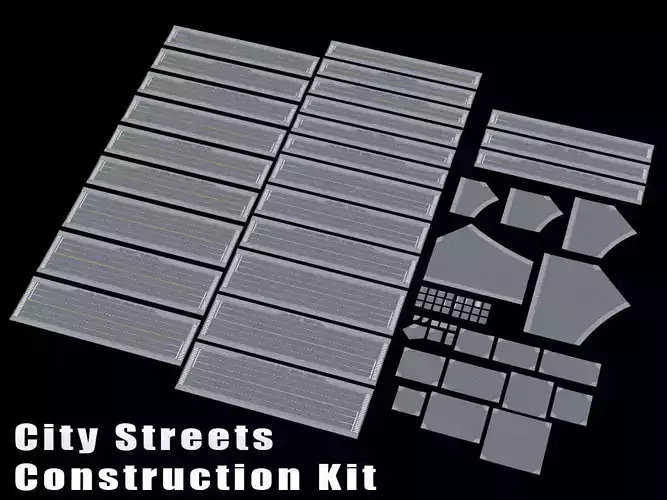 City Streets Construction Kit 3D model