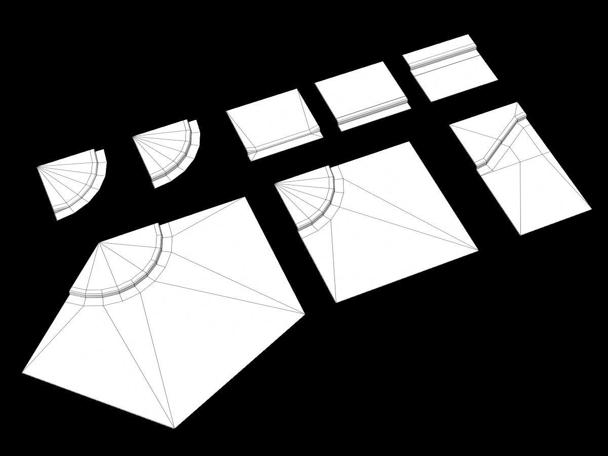 City Streets Construction Kit 3D model_5