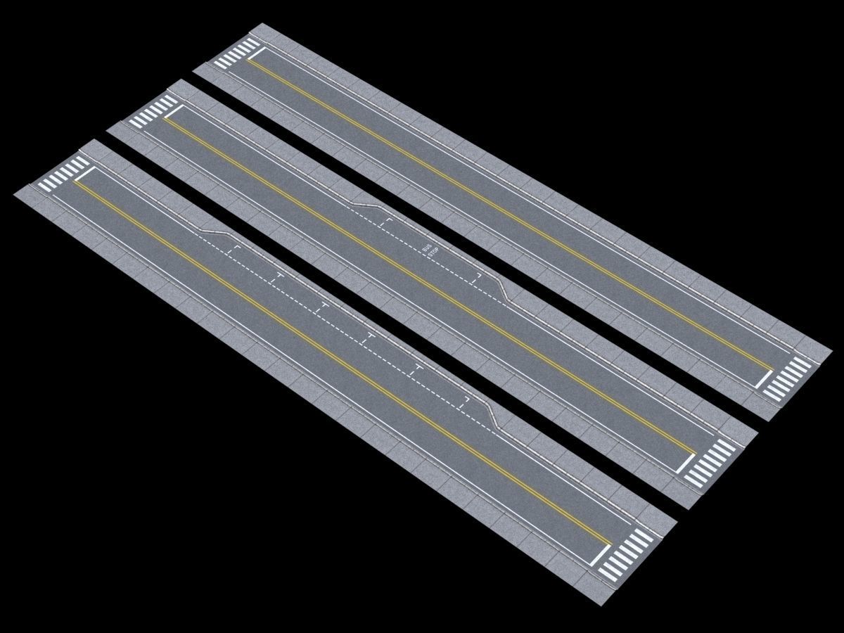 City Streets Construction Kit 3D model_15