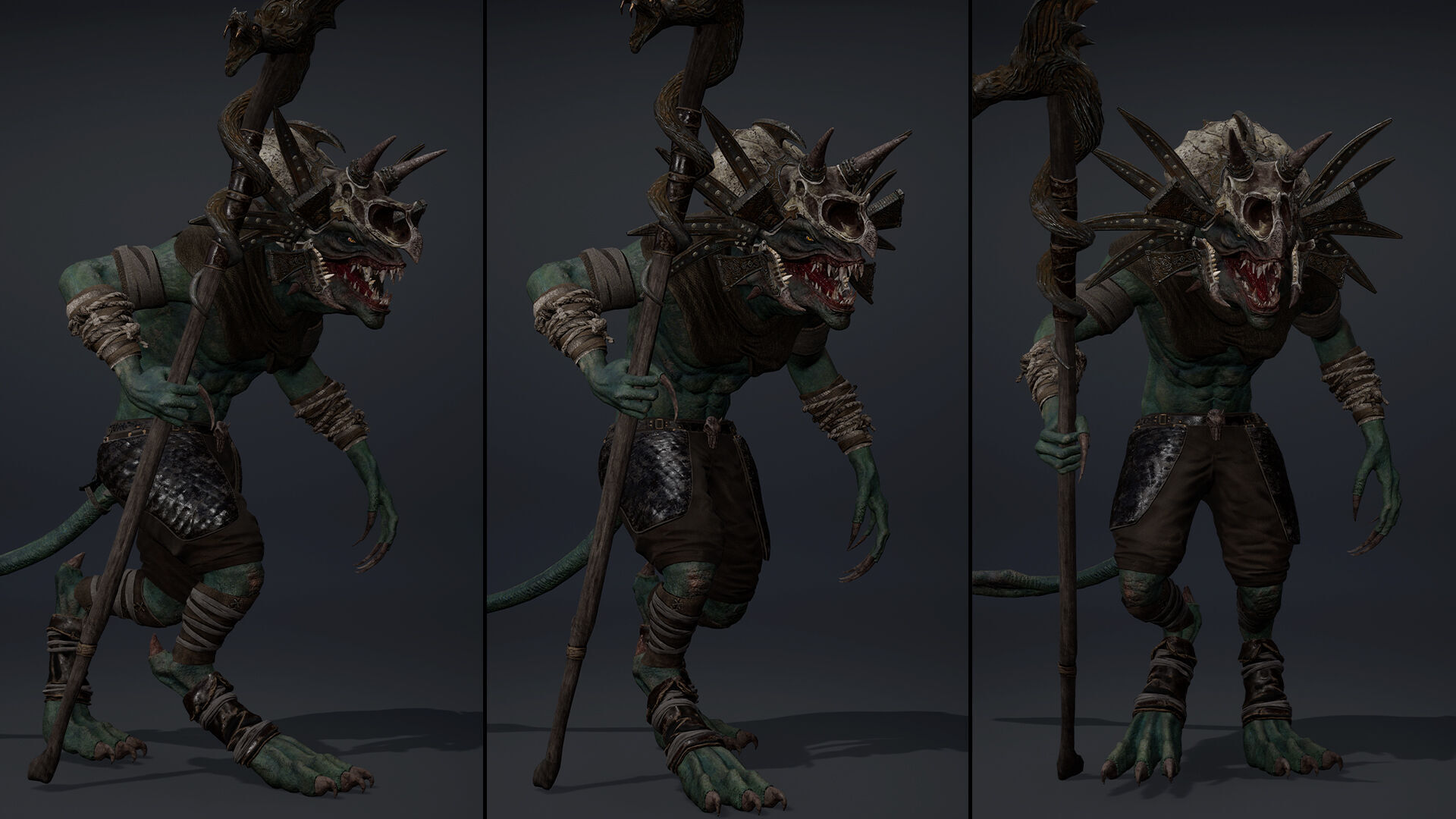 Mist Mage Low-poly 3D model_27