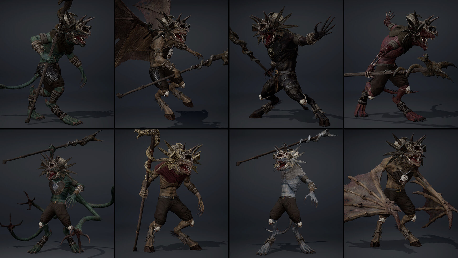 Mist Mage Low-poly 3D model_11