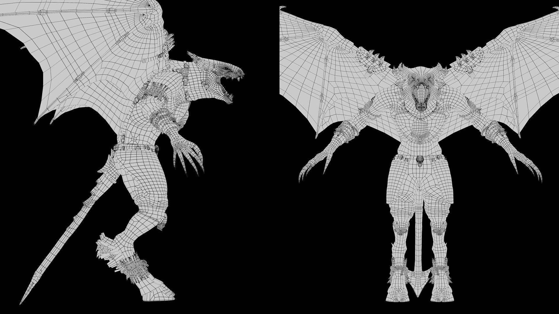 Mist Mage Low-poly 3D model_53