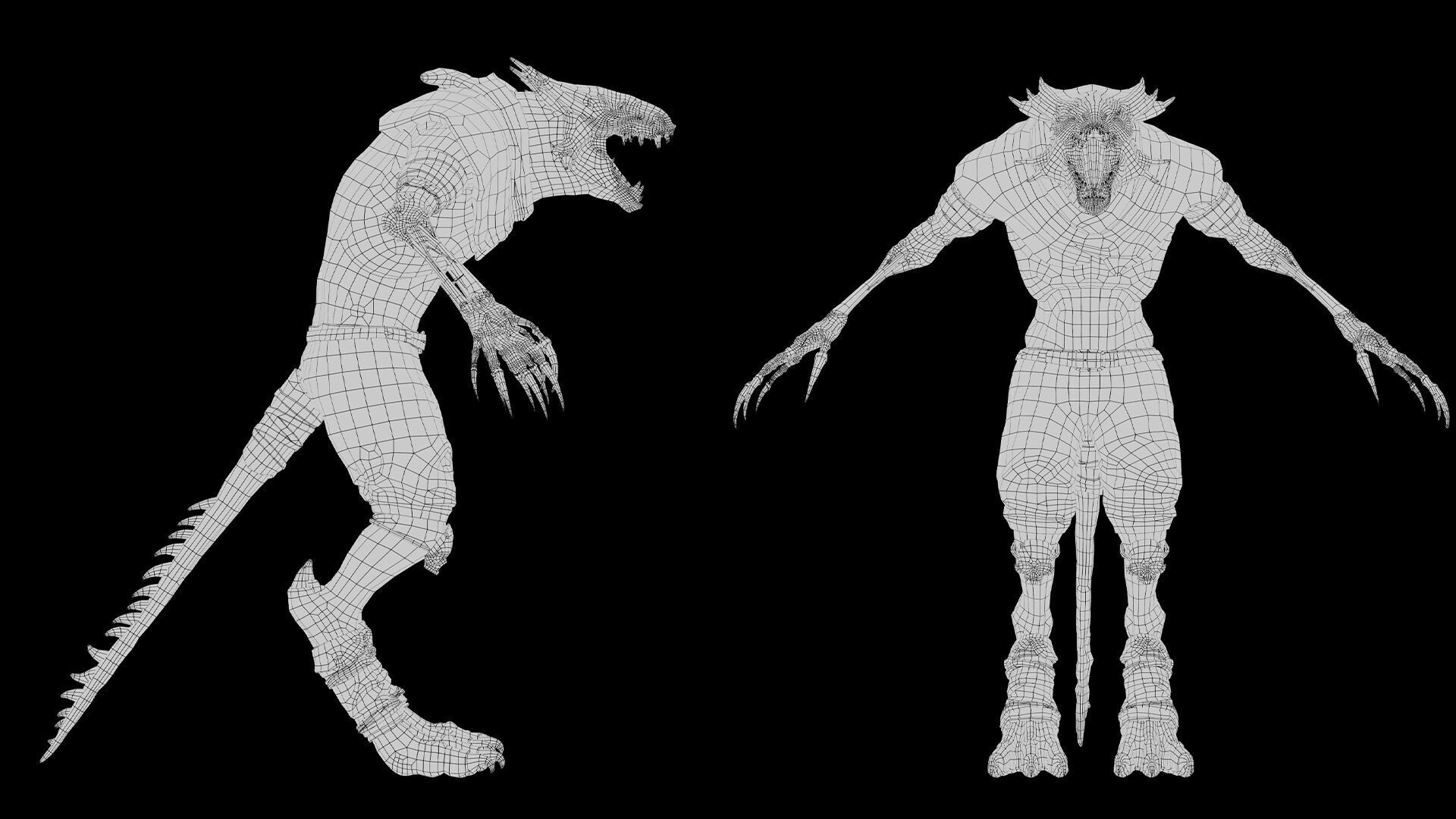 Mist Mage Low-poly 3D model_54