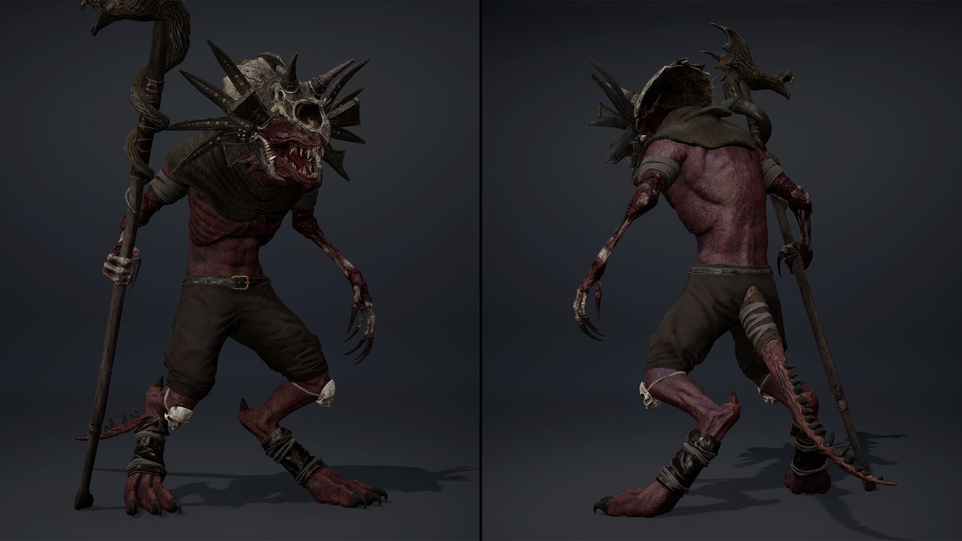 Mist Mage Low-poly 3D model_33