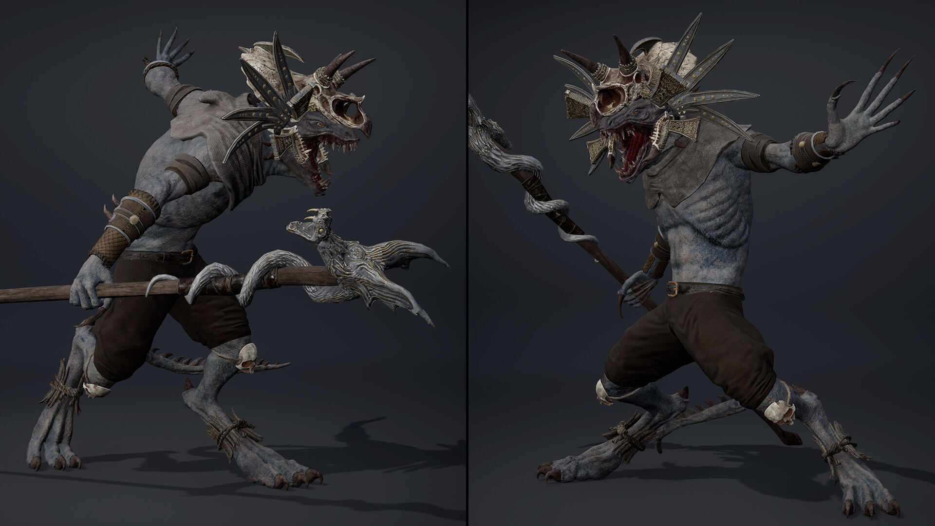 Mist Mage Low-poly 3D model_19