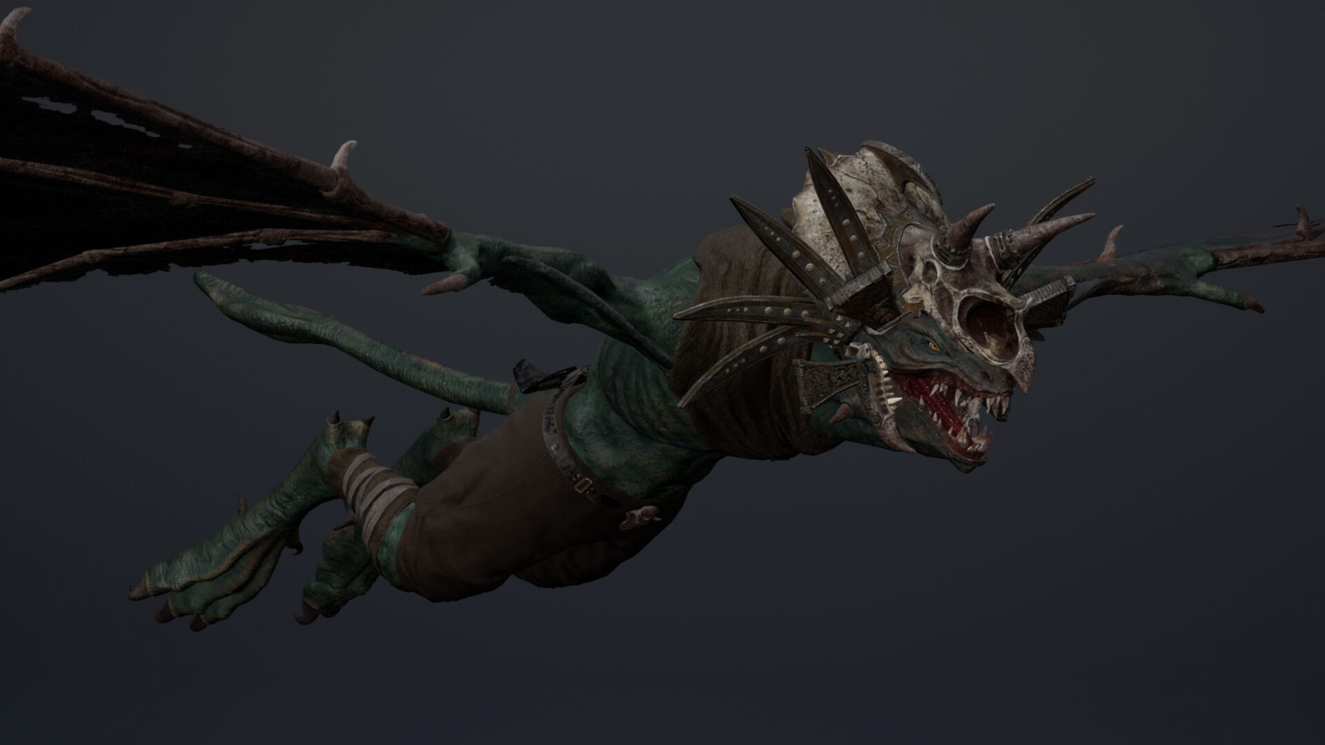 Mist Mage Low-poly 3D model_40